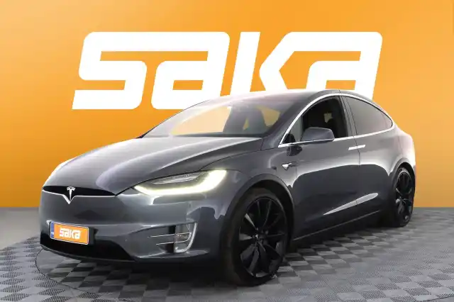 Harmaa Maastoauto, Tesla Model X – VAR-26496
