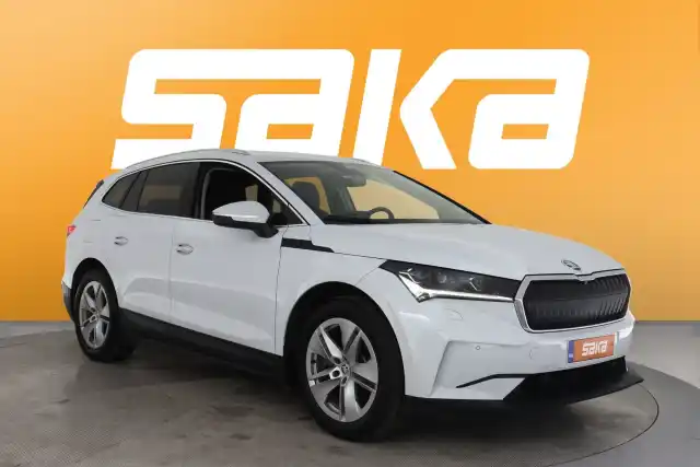 Valkoinen Maastoauto, Skoda Enyaq – VAR-27295