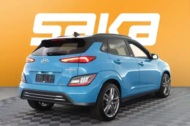 Sininen Maastoauto, Hyundai KONA – VAR-28844