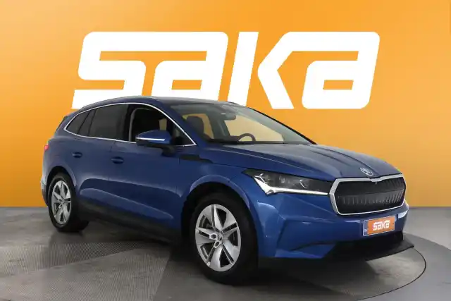 Sininen Maastoauto, Skoda Enyaq – VAR-31116