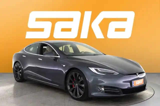 Harmaa Sedan, Tesla Model S – VAR-33354