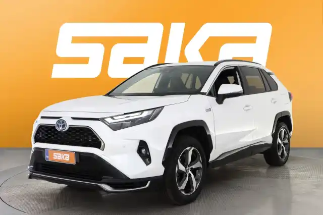 Valkoinen Maastoauto, Toyota RAV4 Plug-in – VAR-33438