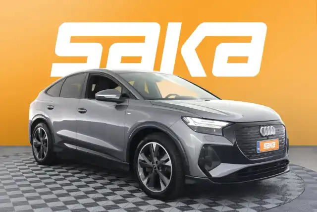 Harmaa Maastoauto, Audi Q4 e-tron – VAR-34167