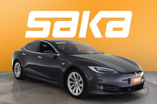 Harmaa Sedan, Tesla Model S – VAR-34924, kuva 1
