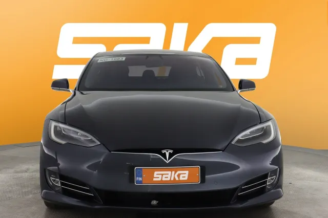 Harmaa Sedan, Tesla Model S – VAR-34924