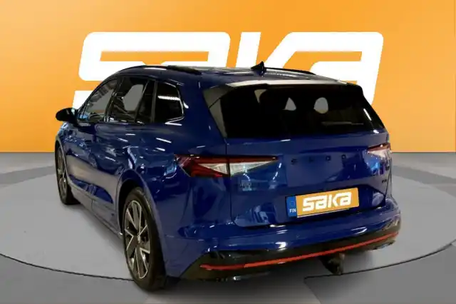 Sininen Maastoauto, Skoda Enyaq – VAR-35073