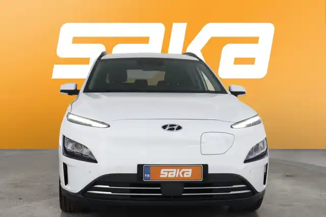 Valkoinen Maastoauto, Hyundai KONA ELECTRIC – VAR-36716