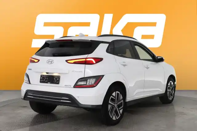 Valkoinen Maastoauto, Hyundai KONA ELECTRIC – VAR-36716