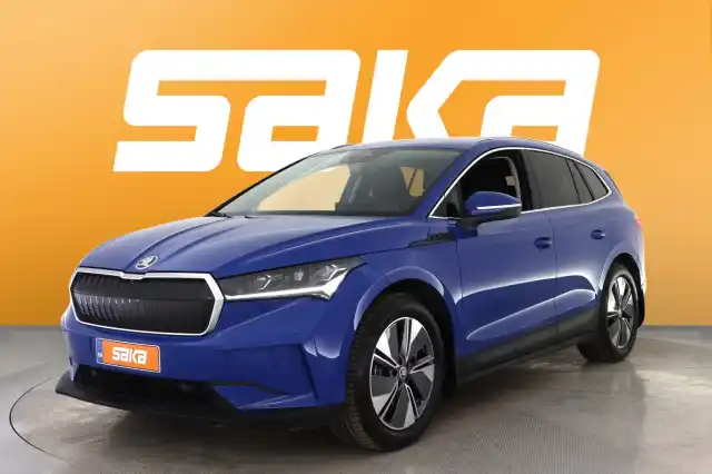 Sininen Maastoauto, Skoda Enyaq – VAR-36735