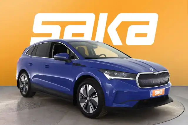 Sininen Maastoauto, Skoda Enyaq – VAR-36735