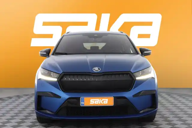 Sininen Maastoauto, Skoda Enyaq – VAR-37492