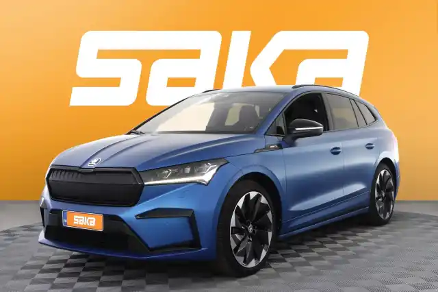 Sininen Maastoauto, Skoda Enyaq – VAR-37492