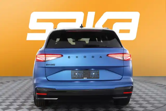 Sininen Maastoauto, Skoda Enyaq – VAR-37492