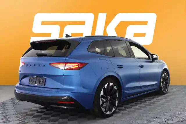 Sininen Maastoauto, Skoda Enyaq – VAR-37492