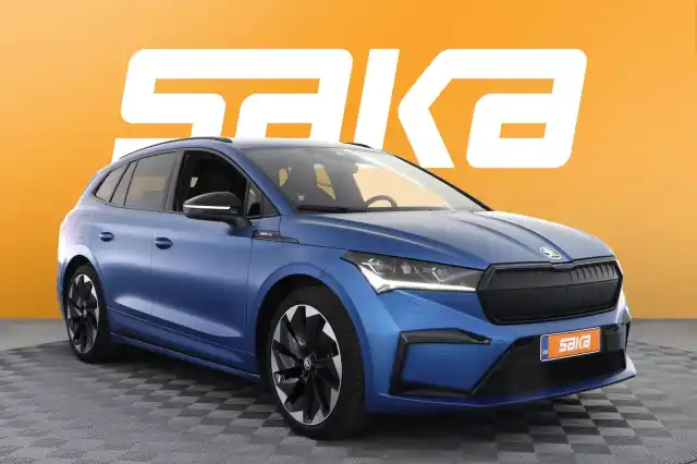 Sininen Maastoauto, Skoda Enyaq – VAR-37492