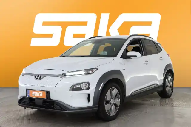 Valkoinen Maastoauto, Hyundai KONA ELECTRIC – VAR-38717