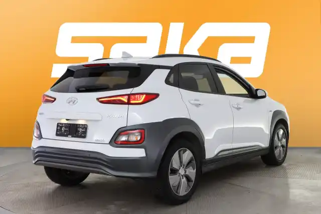 Valkoinen Maastoauto, Hyundai KONA ELECTRIC – VAR-38717