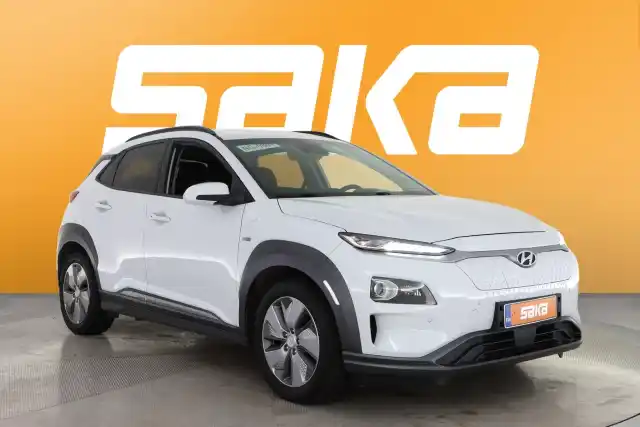 Valkoinen Maastoauto, Hyundai KONA ELECTRIC – VAR-38717