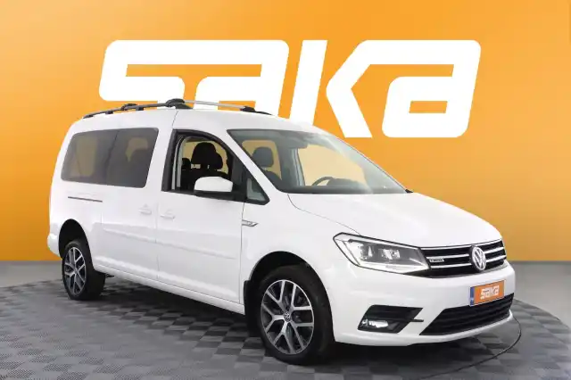 Valkoinen Tila-auto, Volkswagen Caddy Maxi – VAR-40644