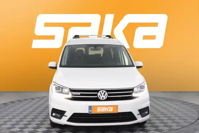 Valkoinen Tila-auto, Volkswagen Caddy Maxi – VAR-40644