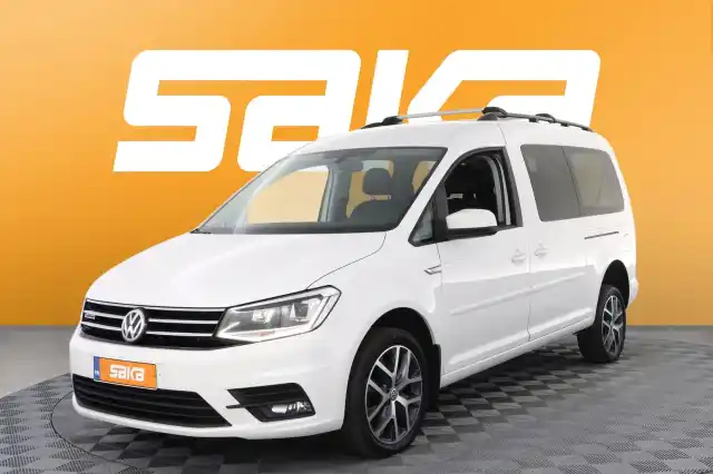 Valkoinen Tila-auto, Volkswagen Caddy Maxi – VAR-40644
