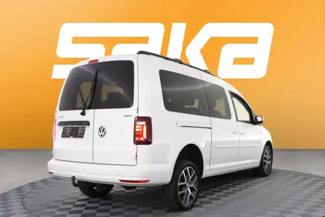 Valkoinen Tila-auto, Volkswagen Caddy Maxi – VAR-40644