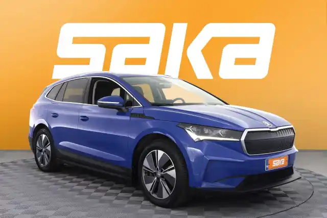 Sininen Maastoauto, Skoda Enyaq – VAR-42766