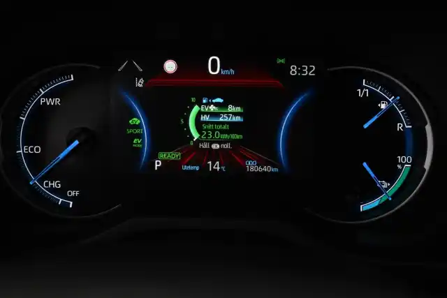 Harmaa Maastoauto, Toyota RAV4 Plug-in – VAR-42841