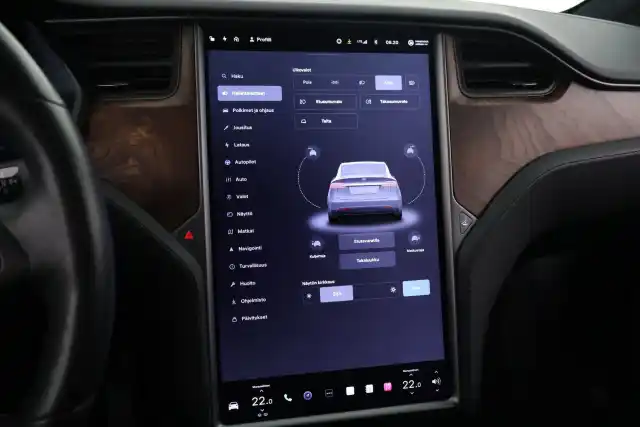 Harmaa Maastoauto, Tesla Model X – VAR-43896