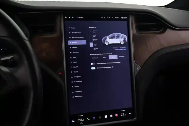 Harmaa Maastoauto, Tesla Model X – VAR-43896