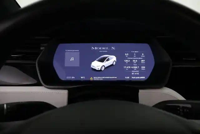 Valkoinen Maastoauto, Tesla Model X – VAR-47385