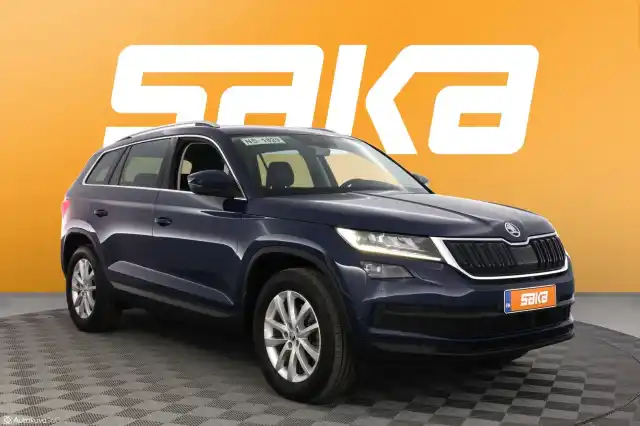 Sininen Maastoauto, Skoda Kodiaq – VAR-47611