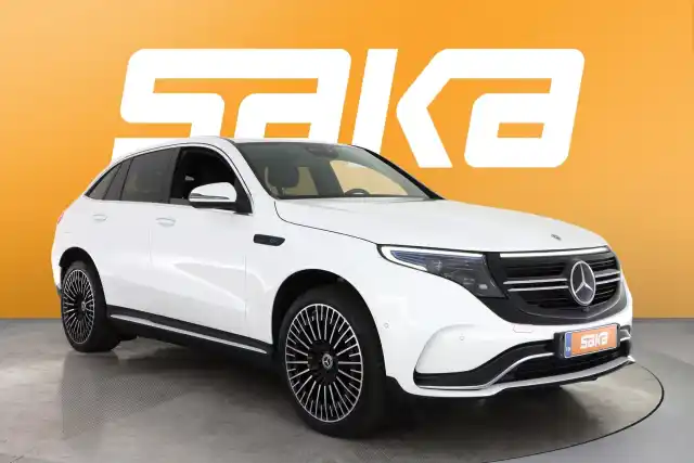 Valkoinen Maastoauto, Mercedes-Benz EQC – VAR-47654