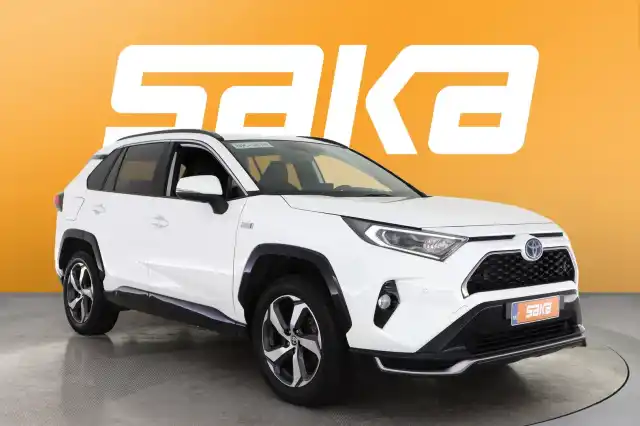 Valkoinen Maastoauto, Toyota RAV4 Plug-in – VAR-48008