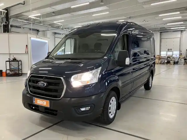 Sininen Pakettiauto, Ford Transit – VAR-50195