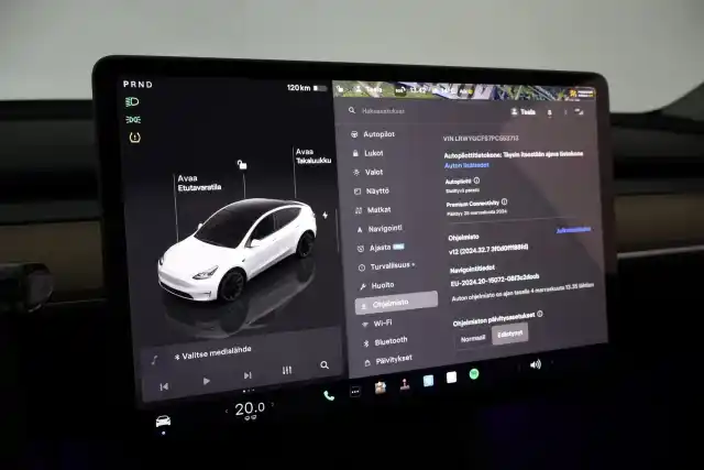 Valkoinen Maastoauto, Tesla Model Y – VAR-53713