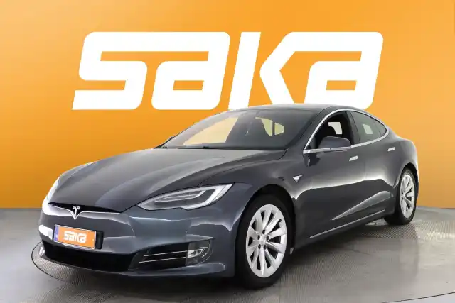 Harmaa Sedan, Tesla Model S – VAR-54095