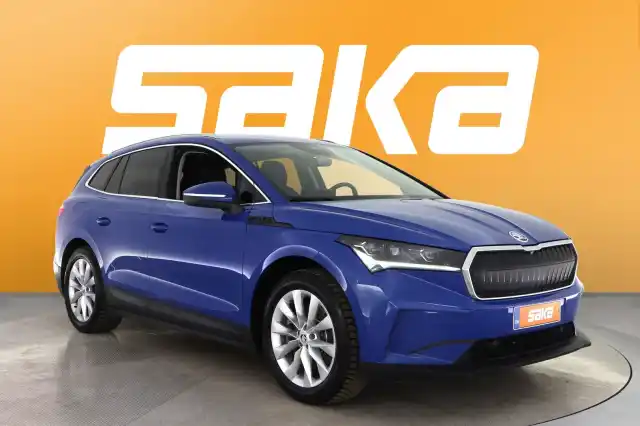 Sininen Maastoauto, Skoda Enyaq – VAR-60698