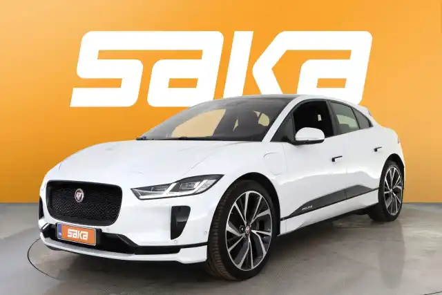 Valkoinen Maastoauto, Jaguar I-PACE – VAR-66248