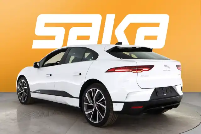 Valkoinen Maastoauto, Jaguar I-PACE – VAR-66248