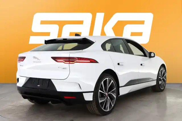 Valkoinen Maastoauto, Jaguar I-PACE – VAR-66248