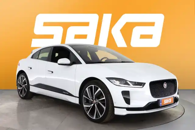 Valkoinen Maastoauto, Jaguar I-PACE – VAR-66248