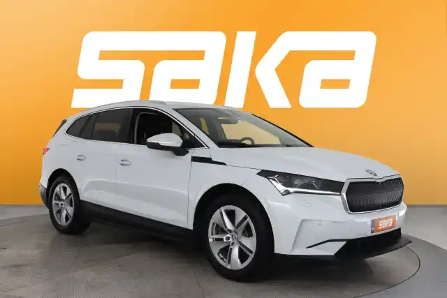 Valkoinen Maastoauto, Skoda Enyaq – VAR-66729