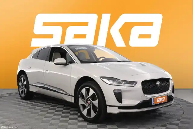 Valkoinen Maastoauto, Jaguar I-PACE – VAR-68614