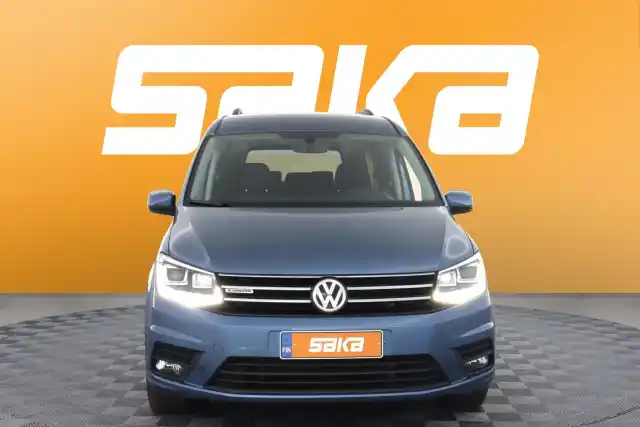 Sininen Tila-auto, Volkswagen Caddy Maxi – VAR-68954
