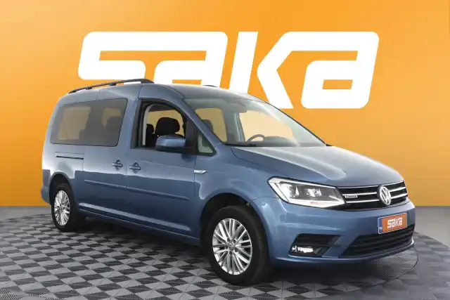Sininen Tila-auto, Volkswagen Caddy Maxi – VAR-68954