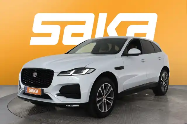 Valkoinen Maastoauto, Jaguar F-PACE – VAR-70494