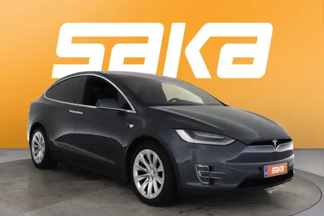 Harmaa Maastoauto, Tesla Model X – VAR-77222