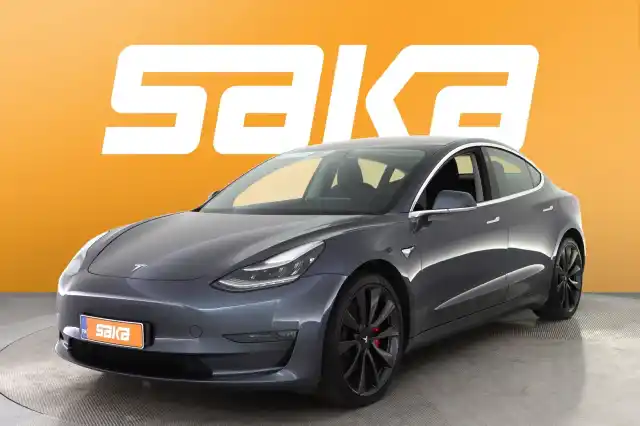 Harmaa Sedan, Tesla Model 3 – VAR-78563