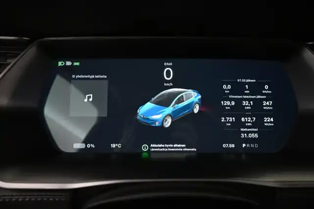Harmaa Maastoauto, Tesla Model X – VAR-87042